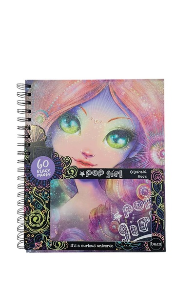 Butik Pop Girl Tasarım ve Boyama Kitabı