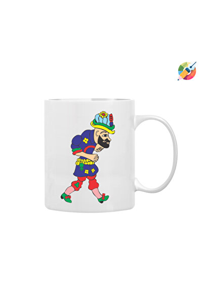 CERCİBAZAAR Hacivat & Karagöz Premium Porcelain Mug