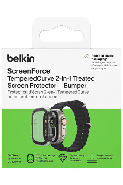 Belkin Οθόνη Screenforce Temperedcurve 2in1 AM Ultra 1/2 Clear 49MM