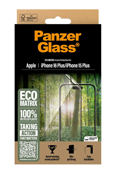 Panzer Glass Προστασία οθόνης PanzerGlass MATRIX για iPhone 16 Plus εξαιρετικ...