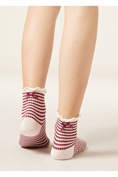 Calzedonia Striped and Bowknot Socks