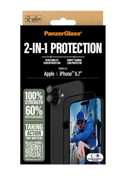 Panzer Glass Pachet de protecție a confidențialității PanzerGlass pentru iPho...