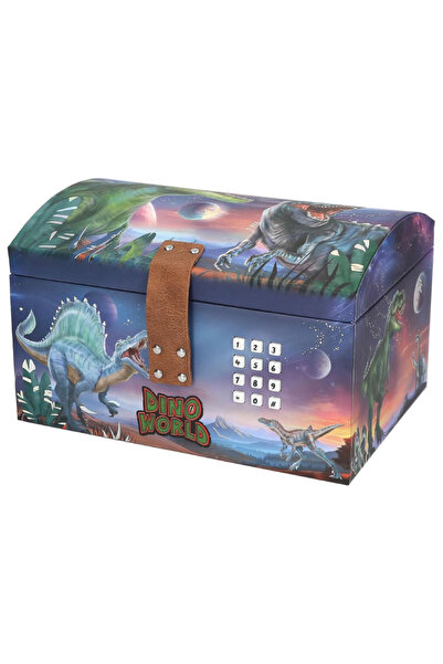 Dino World Treasure Chest With Code Sound And Light (0413441)