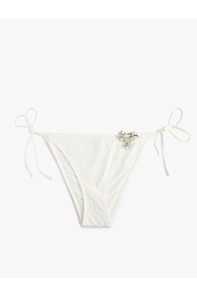 Koton Taşlı Aksesuar Detaylı Üçgen İpli Bikini Altı