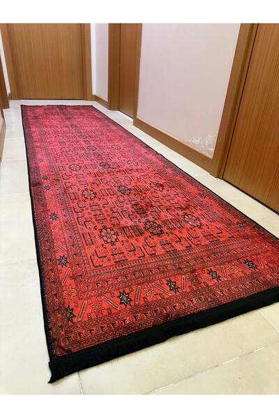 MODKLAS DOKUMA TABAN BAMBU YOLLUK Yumuşak Sıcak Dokulu Kısa Tüylü ve Kaymaz T...