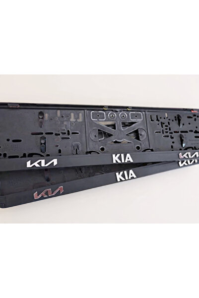 OEM Set suport placute numar inmatriculare auto 3D (fata + spate) Kia NOU