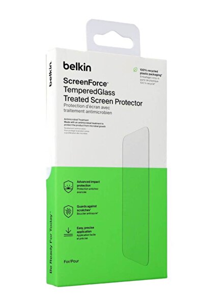 Belkin Προστασία οθόνης από σκληρυμένο γυαλί AM για iPhone 15 Plus/14 Pro Max