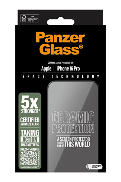 Panzer Glass Protecție ecran ceramică PanzerGlass pentru iPhone 16 Pro Ultra ...