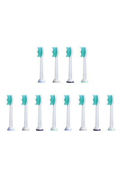 Pebadent Set rezerve compatibile cu Philips Sonicare, ProResults HX6014, 12 buc