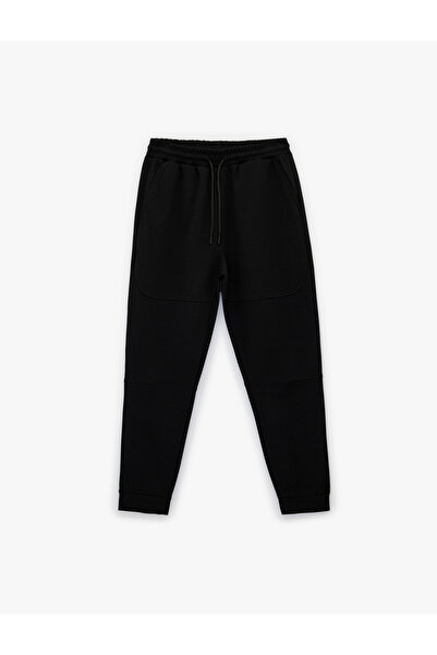 Koton Elastic Cuffs, Pockets, Lace-Up Waist Jogger Sports Sweatpants