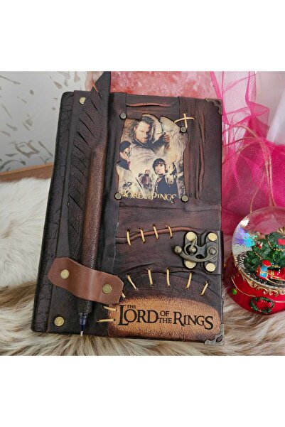 Legend Deri The Lord of the Rings Handmade Genuine Leather Shamua Paper Vinta...