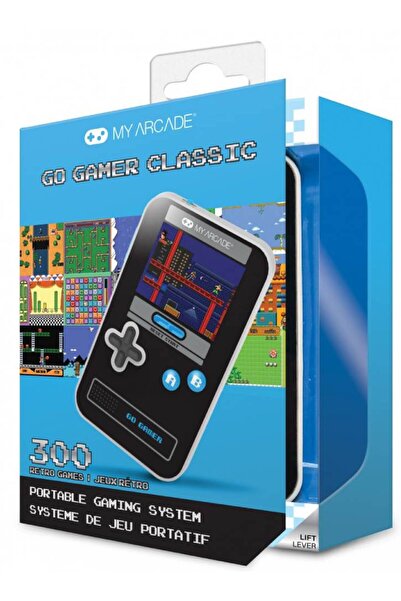 My Arcade Go Gamer Classic 308 Games Μαύρο Πορτοκαλί 6.25εκ.