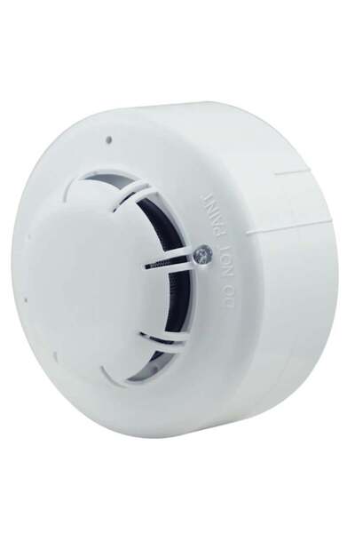 High كاشف دخان (Smoke Detector) مصمم لأنظمة الإنذار من الحرائق، ويحمل علامة ت...