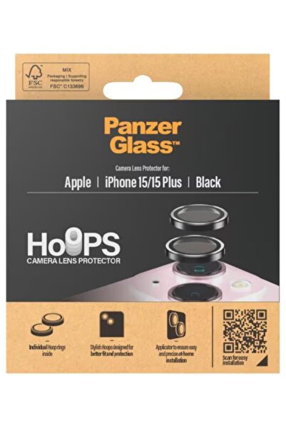 Panzer Glass Protecție PanzerGlass Hoops pentru obiectivul camerei iPhone 15 ...