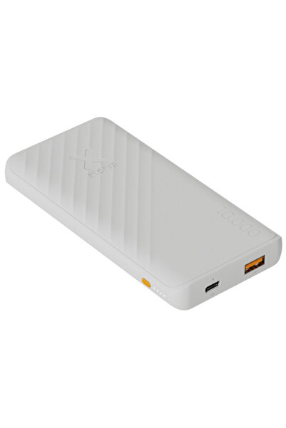 Xtorm Baterie externă Go2 cu încărcare rapidă de 15 W, alb cenușiu, 10.000 W