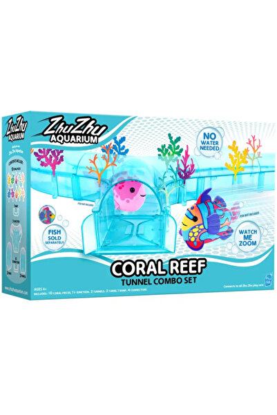 Zhu Zhu Pets Set combinat tunel pentru recif de corali Zhu Zhu Fish (Z1012)