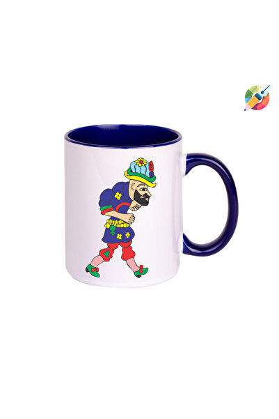 CERCİBAZAAR Hacivat & Karagöz Premium Porcelain Mug