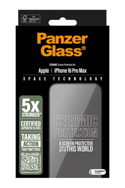 Panzer Glass Κεραμική προστασία οθόνης PanzerGlass για iPhone 16 Pro Max εξαι...