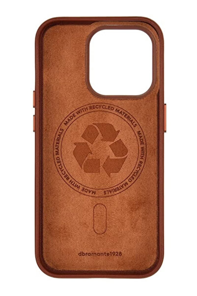dbramante1928 Husa din spate Roskilde iPhone 14 MagSafe Tan