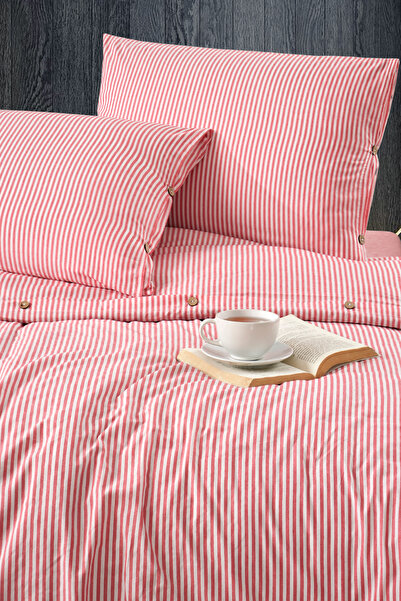 Schlange 200 X 220 cm Yarn Dyed Cotton Buttoned Double Duvet Cover Set