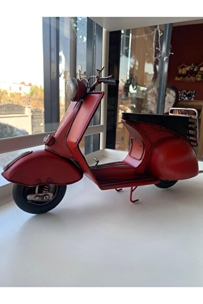 VİNTAGE METAL SCOOTER-OFİS DEKORU-ÇALIŞMA ODASI AKSESUARI