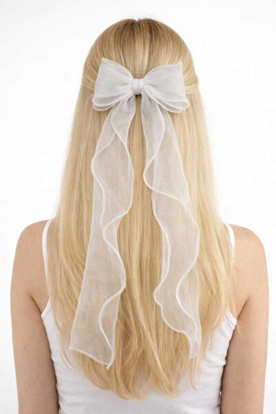 gigigiyim مشبك تول أوتوماتيكي مع قوس وذيل طويل