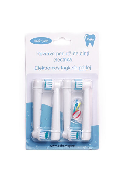 Pebadent Rezerve periuta de dinti electrica Sensitive, compatibil cu Oral-B, ...