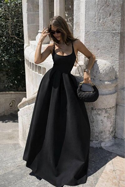 Pulli Collection Imported Atlas Fabric Princess Cut Maxi Dress