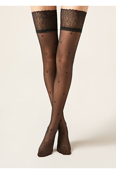Calzedonia Kalpli İnce Jartiyer Çorabı