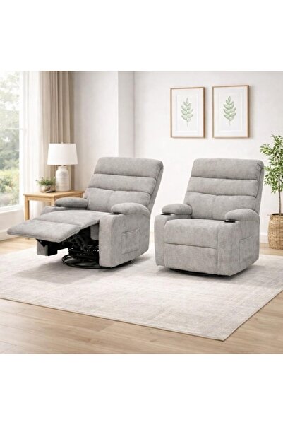 DEC10 Elegantly designed rotating rocking recliner chair