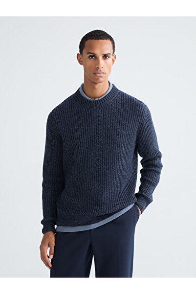 LC Waikiki Selections I Zero Roba Collar Wool Blend Men's Knitwear Sweater fr...