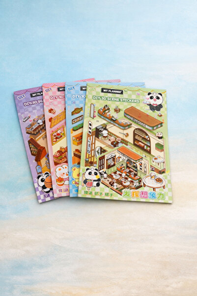 İNCİ AKSESUAR 3D Sticker DIY(Kendin Yap) Cımbızlı