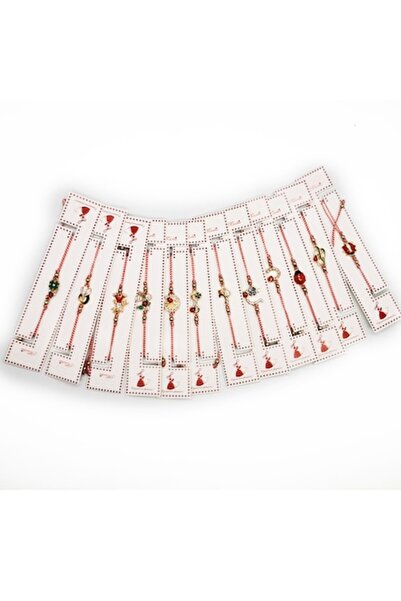 OEM Set of 12 Martisor Bracelets, Adjustable, Various Symbols