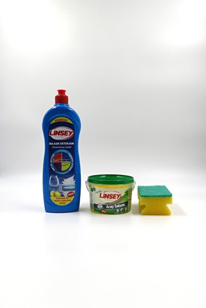 LİNSEY 2'li Efsane Set, Jel Arap Sabunu 500 gr, Bulaşık Deterjanı 750 ml, Det...