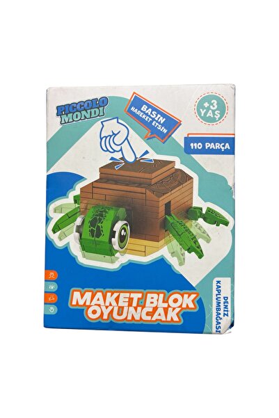 Piccolo Mondi Sea Turtle Model Block Toy
