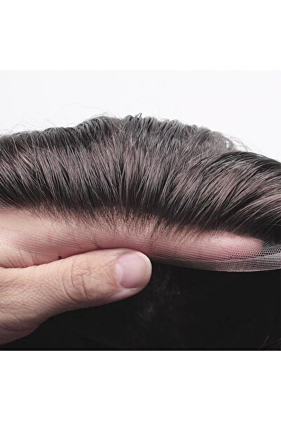 Protez Saç French Lace %100 İnsan Saçı Naturel Şakak Bölgesi