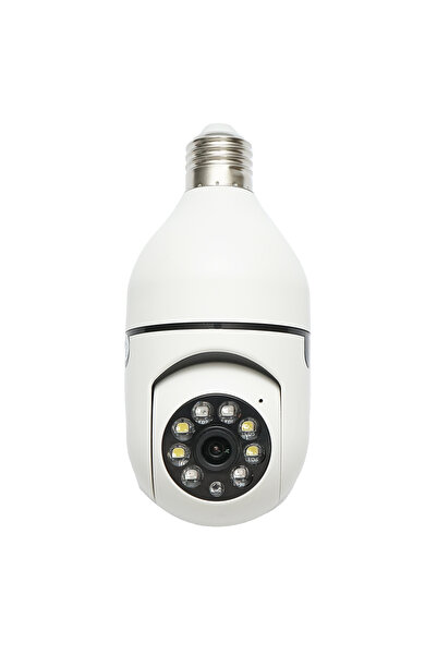 Breckner Germany Smart Bulb Surveillance Camera PTZ, WIFI 2.4G 1080P, E27 wit...