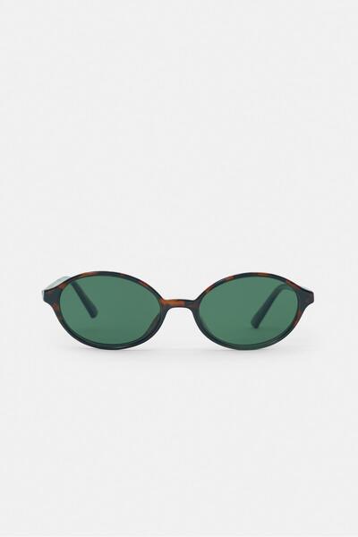 Pull & Bear Oval kemik güneş gözlüğü