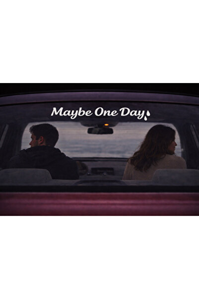 AlpiLeo Maybe One Day Auto and Motorcycle Sticker Label (30X5 cm) |   Model 2...
