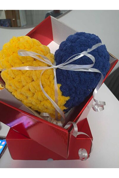 EKANS ALİZE PUFFY FENERBAHÇE KALPLİ YASTIK