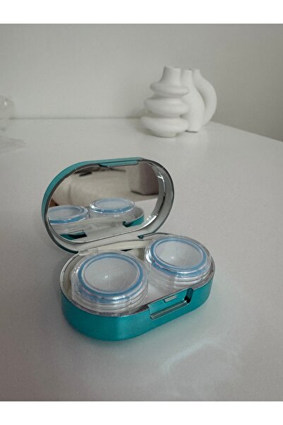 RENKLI LENS KABI Mavi tarz lens kutusu