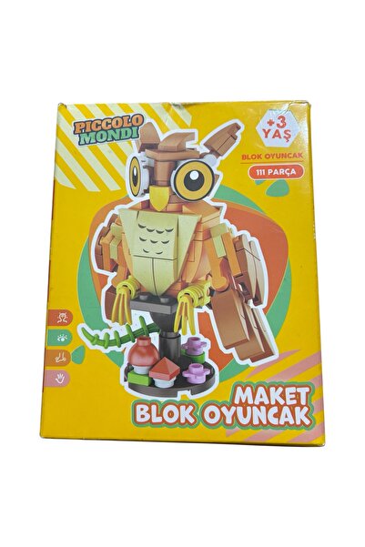 Piccolo Mondi Owl Model Block Toy