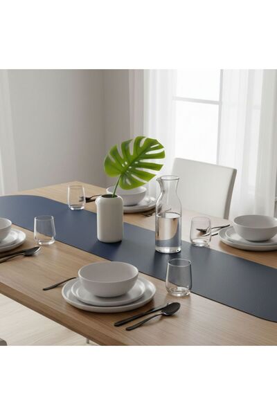 Grand Fine Art Set de 4+1 piese din piele pentru serviciu american + set de ș...