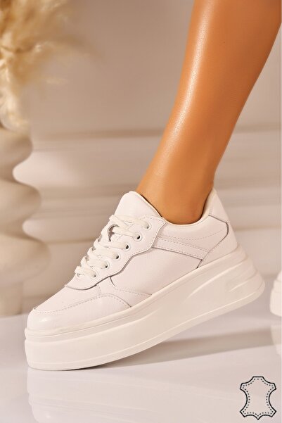 Joana Masha White Genuine Leather Sneakers 39