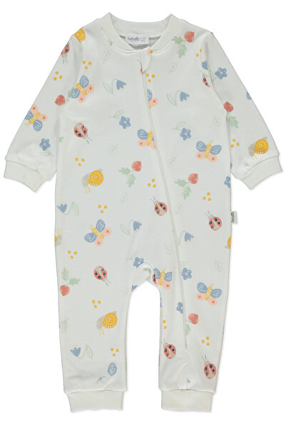 Bebetto بدلة بدون أكمام مع سحابات إنتيرلوك (SWEET JUMPSUIT/26) إكرو