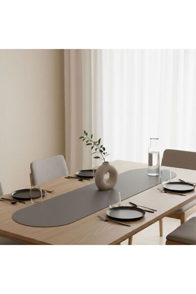 Grand Fine Art 1 Piece Leather Runner-40X140 Cm-Leather Table Cloth