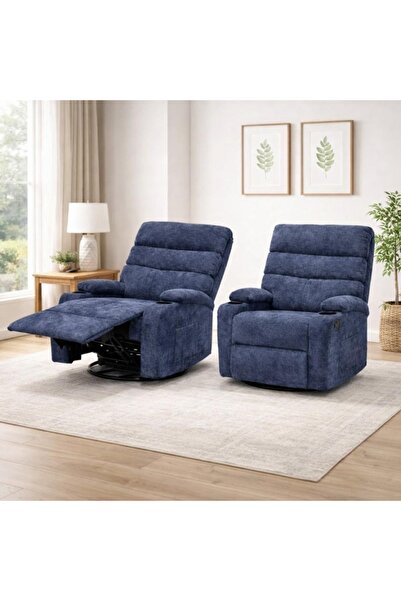 DEC10 كرسي استرخاء هزاز دوار بتصميم راقى