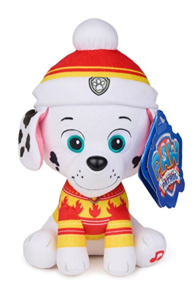 PAW PATROL Pluș Marshall cu muzică de Crăciun 20 cm