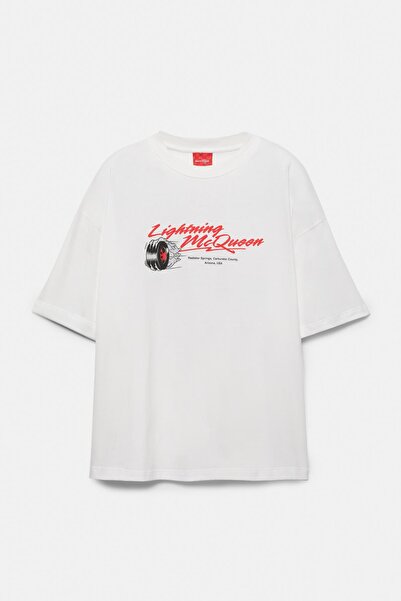 Pull & Bear Cars Şimşek McQueen Tişört