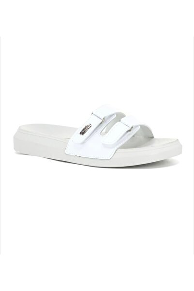 Home Mulex Brand Women's White Outdoor and Indoor Slippers